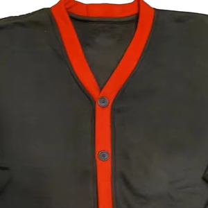 เสื้อคาร์ดิแกนคอวีแบบกำหนดเองสำหรับฤดูหนาว สำหรับชมรมนักเรียนชายหญิง ระบายอากาศได้ดี แห้งเร็ว ไม่หดตัว ผลิตจากผ้าฟลีซถัก เหมาะสำหรับวิทยาลัย - Product Image 2