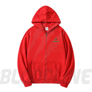 Sudadera con Capucha Unisex Bloodline, Amarilla, para Invierno, con Cierre, Corte Regular, Color Sólido, Informal, con Bolsillo Frontal, Forro Polar Transpirable - Product Image 6