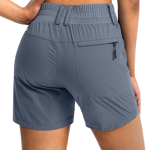 Shorts de Golf Ligeros, Elásticos e Impermeables para Mujer, Cintura Alta, Transpirables, que Absorben la Humedad, Lisos, Teñidos - Product Image 2