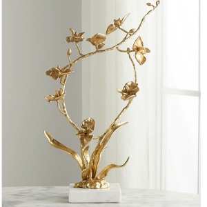 Sculpture Abstract Unique Brass Aluminum Decorative Metal Art Decor <b>Statue</b> Hotel Metal Art Figurine Home Table Decoration Figure - Product Image 4