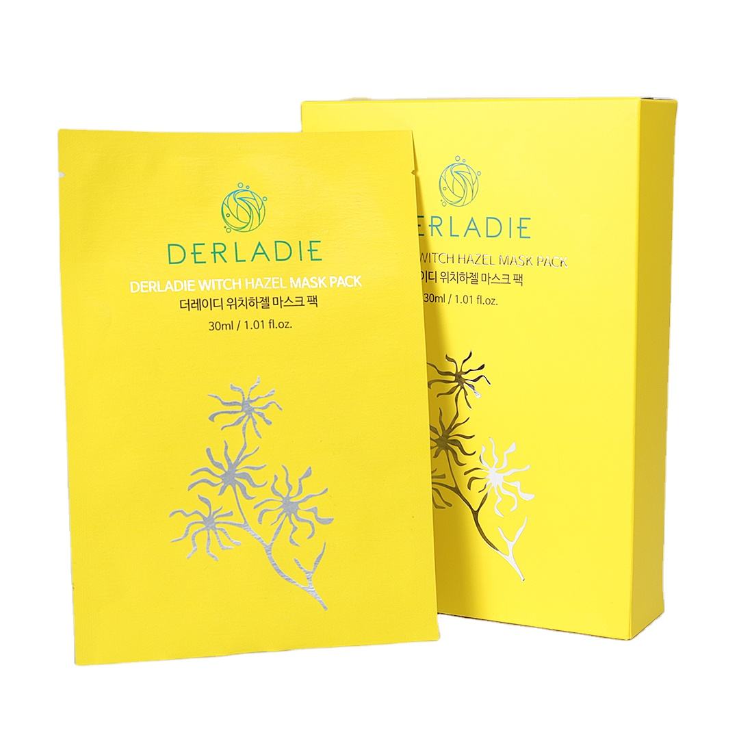 Derladie Witch Hazel Mask Face Skin Care Beauty Hydrating Face Mask Sheet Beauty Tools Face Mask Sheet 