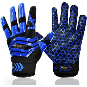Gants de football américain personnalisés OEM, gants de receveur, excellente adhérence de la paume pour l'entraînement et les matchs, gants de football américain - Product Image 2
