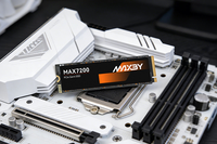MAXBY MAX7200 PCIe 4.0x4 NVMe 2.0 SSD  7200MB/dtk Baca / 6200MB/dtk Tulis M.2 2280 untuk Gaming & Kreasi