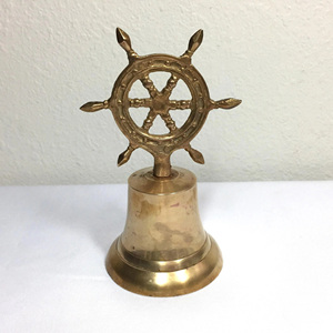 กระดิ่งทองเหลืองโบราณ Royal Brass Bell B2B ดีไซน์วินเทจ กระดิ่งทองเหลืองคุณภาพพรีเมียม สำหรับตกแต่งเรือ บ้าน ประตู นอกบ้าน วัด และสวน - Product Image 1