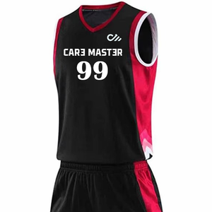 Dernières tendances en matière d'uniformes de basket-ball en gros, imprimés, couleurs et logo personnalisés, séchage rapide, respirant, 100% polyester, design élégant - Product Image 3
