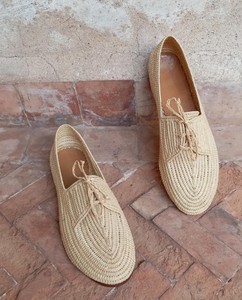 Zapatos de Rafia Hechos a Mano para Mujer – Zapatos de Verano Naturales y Cómodos – Estilo Boho Chic - Product Image 1