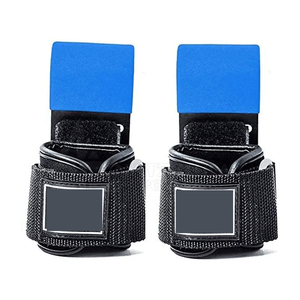 New Weightlifting Hooks Fitness Gym-Wrist Support Weightlifting Hooks Best Quality Weightlifting Wrist-Hooks - Product Image 1