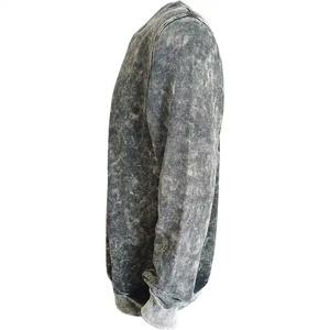 Sudadera con capucha antiarrugas para hombre, lavado ácido, cuello redondo, precio económico, venta al por mayor, nueva llegada - Product Image 5