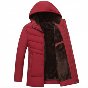 Ventes chaudes : veste d'hiver décontractée pour homme avec fermeture éclair, logo personnalisé imprimé, style streetwear, veste matelassée - Product Image 1