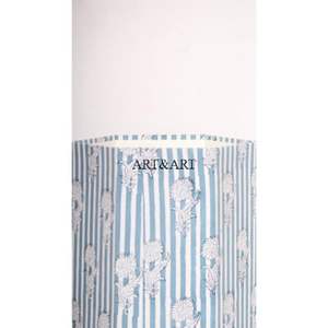 ถังขยะกระดาษแข็งแบบเปิดด้านบนมีล้อลายเรขาคณิต สวยงาม ทันสมัย เป็นมิตรกับสิ่งแวดล้อม ผลิตด้วยมือจากอินเดีย - Product Image 2