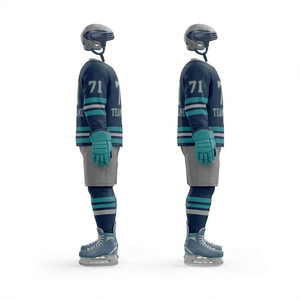 Jersey de Hockey sobre Hielo Personalizado al por Mayor OEM |   Tela de malla transpirable |   Uniformes de Hockey con Logotipo, Fabricante OEM de Uniformes de Hockey sobre Hielo - Product Image 6
