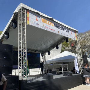 Sistema de truss de aluminio simple, ligero y fácil de instalar, truss para iluminación de discotecas con cabezales móviles y truss para exhibiciones en eventos. - Product Image 2