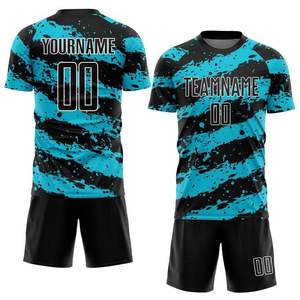 Pakistan Made Gradient Color Durable Men's Soccer Uniforms Premium Quality Customized Top Trending Team Wear Wholesale Sets - Product Image 3