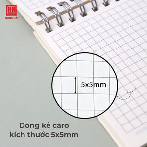 Cuaderno Espiral Hong Ha con Cubierta de PVC, Modelo 4182, 100 Páginas, Tamaño 150x85 mm, Impresión Digital, Vietnam, Uso Promocional, MOQ - Product Image 5