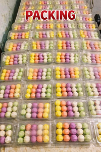 Bolas de Arroz Glutinoso Dulce IQF Premium, Cubiertas de Coco y Masticables, Postre Congelado, Suministro al por Mayor ANGLE - Product Image 5