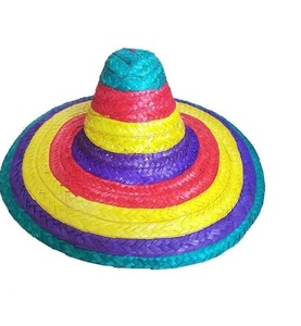 Sombrero Mexicano de Paja de Vietnam, Ala Ancha, Material de Paja Natural, para Playa, Resort, Festival, Disfraz y Eventos al Aire Libre - Product Image 6