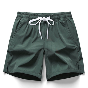 Custom Men's Women's Solid Woven Mid Casual Waterproof Breathable Anti-Wrinkle Quick Dry Compression Shorts <b>Athletic</b> Gym Running - Product Image 3