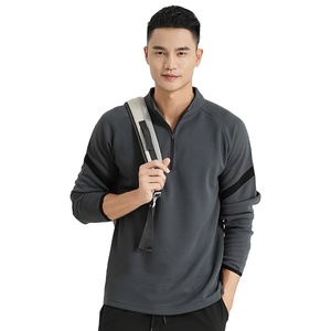 Men's Slim Fit <b>Long</b> <b>Sleeve</b> <b>Compression</b> <b>Shirt</b> High Collar Quick Dry Solid Olive Sporty Knitted Polyester - Product Image 2