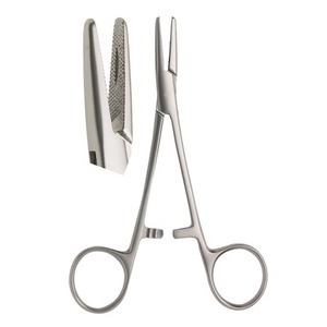 Portaagujas Wright de 12.5cm con mandíbula dentada, instrumento quirúrgico de precisión de acero, certificado CE, herramienta de alta calidad para sujetar agujas - Product Image 1