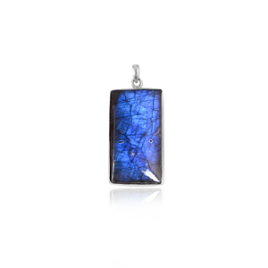 Pendentif en argent sterling 925 en gros, labradorite naturelle, pendentif unique et délicat, pierre précieuse de guérison, cadeau pour mariages - Product Image 1