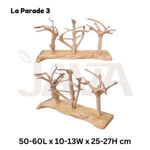 Javawoood Mini Perchoir pour Oiseaux en Bois de Café Naturel, Haute Qualité, Robuste, Écologique, Léger, Durable pour Perroquets La Parade-3 - Product Image 2