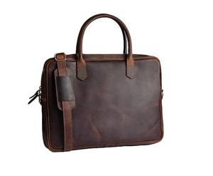 Bolsos de cuero para portátiles con logotipo personalizado, venta al por mayor, de cuero genuino, material sólido, en oferta. - Product Image 1