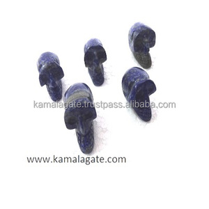 Escultura de Calavera Tallada en Ágata Natural, Arte Popular, 2 Pulgadas, Hecha a Mano para Reiki y Sanación con Cristales - Product Image 4