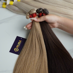 RUSA Venta al por Mayor de Cabello Virgen Vietnamita Genius Weft Liso 100g Extensiones de Cabello Humano en Paquetes - Product Image 2