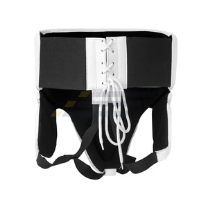 Comfortable Leather Anti-Sweat Groin Guard with Safety Cup for MMA <b>Boxing</b> Training Protective Inguinal Guard - Product Image 2