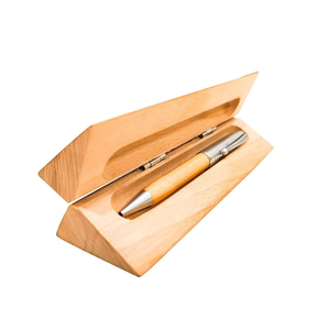 Hot Selling Wood Pen <b>Box</b> Handmade Item For School Kids Stationary Storage Pen <b>box</b> With Customised logo - Product Image 2