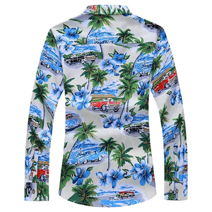 Chemises Hawaïennes pour Hommes en Coton à Impression Numérique Personnalisée en Gros - Product Image 6