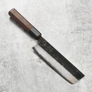 Cuchillo de Cocina Moderno Hecho a Mano, Hoja de Acero al Carbono de 6 Pulgadas, Mango de Madera Ambidiestro, 3.0 mm de Grosor, Extra Afilado y Forjado - Product Image 5