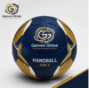ลูกแฮนด์บอล Ganvox Global ขนาดเส้นผ่านศูนย์กลาง 10-14.9 นิ้ว น้ำหนักเบา ทนทาน ดีไซน์สีน้ำเงินทอง - Product Image 1