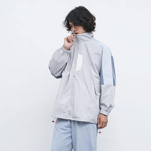 Blousons universitaires pour hommes sur mesure, col montant, 100 % coton, logo personnalisé, vierges, vente en gros - Product Image 4