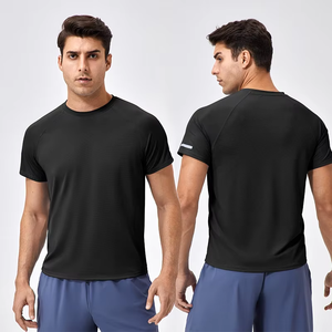 T-shirt de sport en polyester et élasthanne de haute qualité, personnalisé pour la salle de sport, pour hommes, haute qualité - Product Image 4