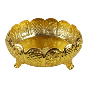 Bol Urli traditionnel et magnifique, couleur dorée, arrivée festive, articles décoratifs pour Diwali, cadeaux créatifs faits à la main au prix le plus bas - Product Image 1