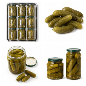 Made In Vietnam Delicious ISO Certificated Tasty Canned Sliced <b>Pickled</b> Cucumbers Packed in Various Size Can - Product Image 1