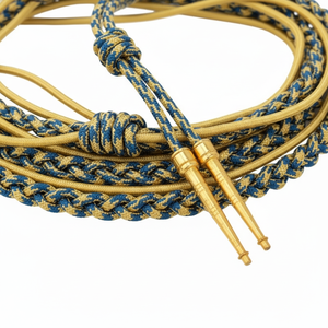 Aiguillettes Unisex Vintage de Alta Calidad, Transpirables, Accesorios para Uniformes Ceremoniales y Cordones Decorativos de Viscosa - Product Image 6