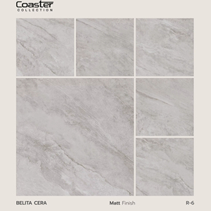 Baldosas de Porcelana Gris Mate Rústico para Suelo, 600x600, 10mm y 20mm de Grosor, Antideslizantes - Product Image 1