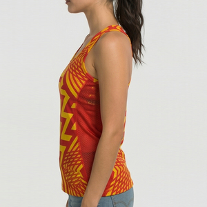 <b>Women's</b> Print Knitted Tank Top Scoop Neck 100% Polyester Tank Tops <b>Women's</b> Casual Lightweight Sublimation <b>Singlet</b> Tops Ladies - Product Image 3
