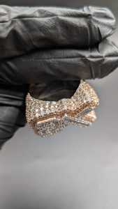 Custom Number <b>Ring</b> VVS Moissanite Diamond Iced Out Baguette Cut Hip Hop <b>Ring</b> <b>For</b> <b>Men</b> In 925 <b>Silver</b> - Product Image 4