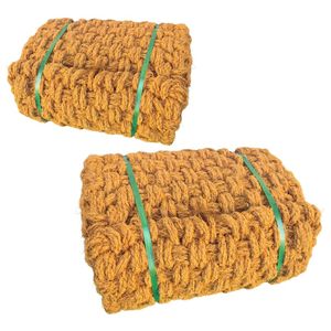 Tapete de Fibra de Coco/Palma Tejido a Mano, 100% Fibra de Coco, para Uso Doméstico, Jardinería, Estabilización del Suelo y Ecológico - Product Image 1