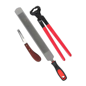 High Quality <b>3</b> Piece Farrier Hoof Kit Veterinary Instruments Set Stainless Steel Hoof Care Tools for Horses Livestock - Product Image 4