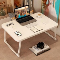 Global Orbit GO-08 Meja Lipat Laptop & Tempat Tidur dengan Ketinggian yang Dapat Disesuaikan Bahan MDF 2.3kg Ringan Pilihan Warna Beragam