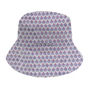 Chapeau Bob en Coton Imprimé à la Main Confortable et Élégant, Chapeau de Pêcheur Matelassé Personnalisé Tendance et Chaud - Product Image 4
