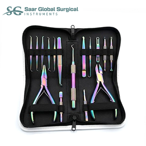 Kit de Herramientas Quirúrgicas Saar Global para Extensiones de Cabello, Acero Inoxidable, Profesional, para Instalación y Remoción de Micro Anillos y Beads - Product Image 1