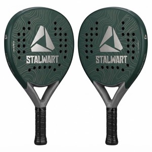 Raquette de pickleball Stalwart, forme standard, 40 trous, poignée antidérapante, noyau souple en EVA, 230g, sans bordure, légère, en nylon, équipement de transport - Product Image 4