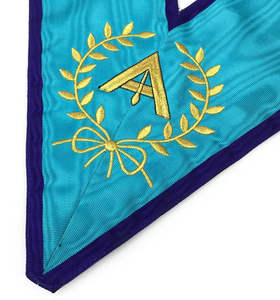 Collier maçonnique NESTA SPORTS 2025 de qualité supérieure, ensemble de colliers Memphis Misraim conformes à la réglementation française, broderie machine, service OEM - Product Image 3