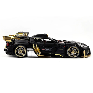 GULY 10631 MOC Superdeportivo, Set de Bloques de Construcción Technic, Modelo de Vehículo de Carreras, Juguete de Construcción, Regalo para Niños y Adultos - Product Image 4