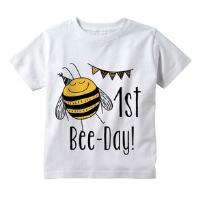 เสื้อยืดเด็กผู้ชายแขนสั้นธรรมดาพิมพ์โลโก้กำหนดเอง100ผ้าฝ้ายเปล่าสำหรับเด็กผู้หญิงเด็กทารกของขวัญแบบลำลอง - Product Image 4